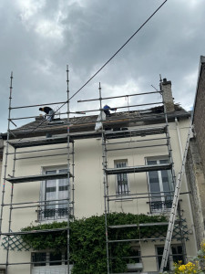 Rénovation toit ardoise 60