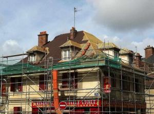 Toiture tuile plate Senlis